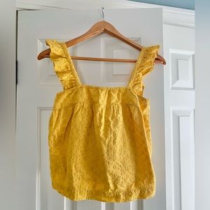 Summer Top with Ruffle Straps and Bow